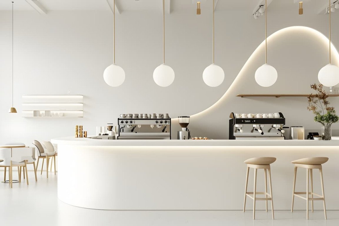 bangunan cafe minimalis